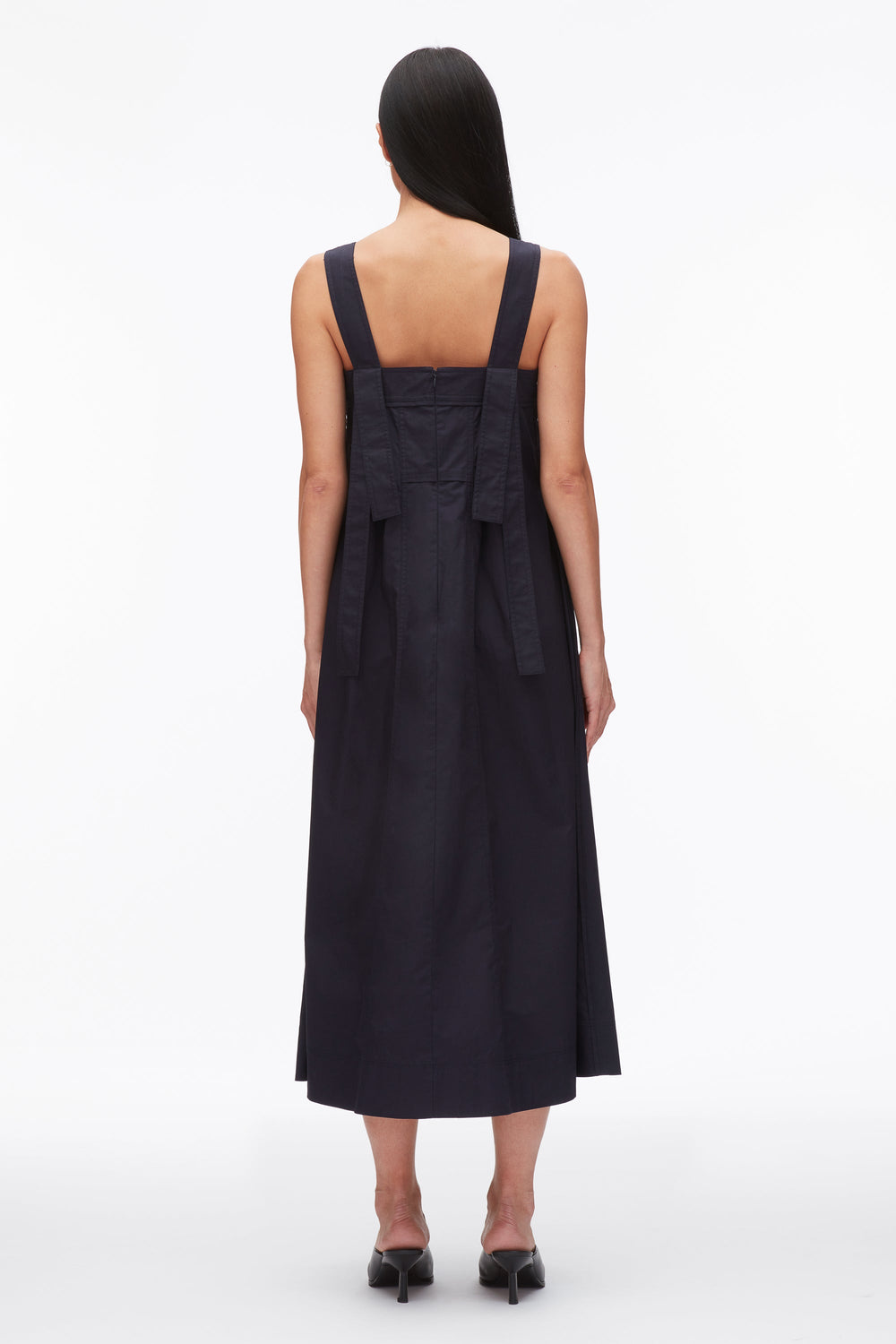 Midnight Structured Cotton Poplin Midi Dress | 3.1 Phillip Lim