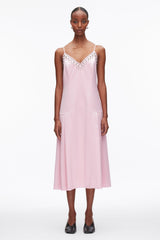 Lotus Studded Satin Pleated Cami Midi Dress | 3.1 Phillip Lim