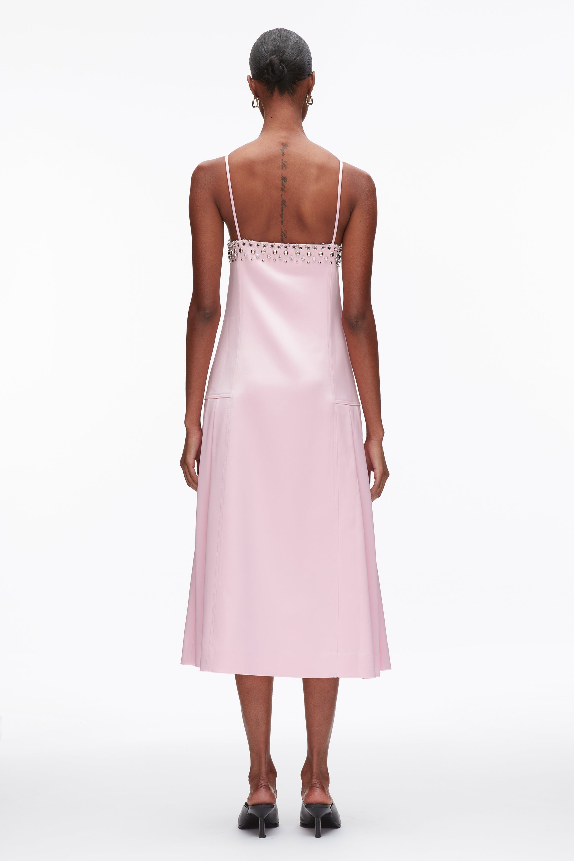 Lotus Studded Satin Pleated Cami Midi Dress | 3.1 Phillip Lim