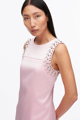 Lotus Studded Satin Sleeveless Midi Dress | 3.1 Phillip Lim