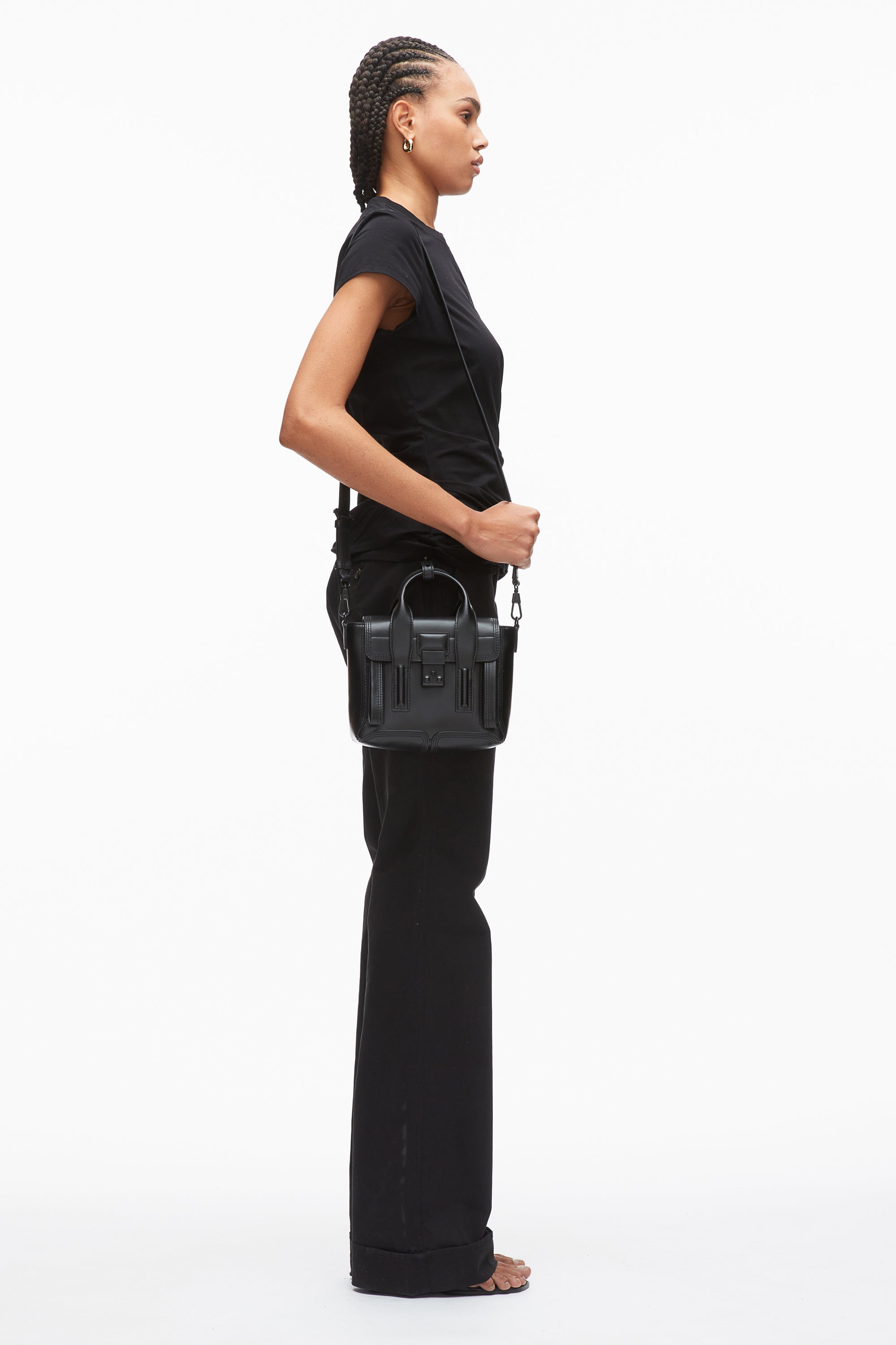 Black Pashli Mini Satchel Black on Black | 3.1 Phillip Lim