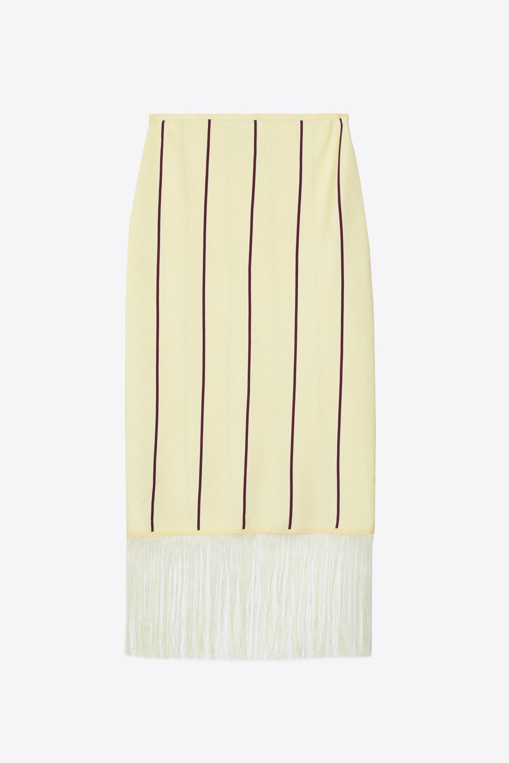 Yuzu Multi Stripe Midi Skirt with Fringe | 3.1 Phillip Lim