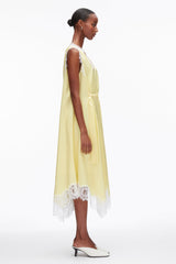 Yuzu V-Neck Midi Dress with Lace Trim | 3.1 Phillip Lim