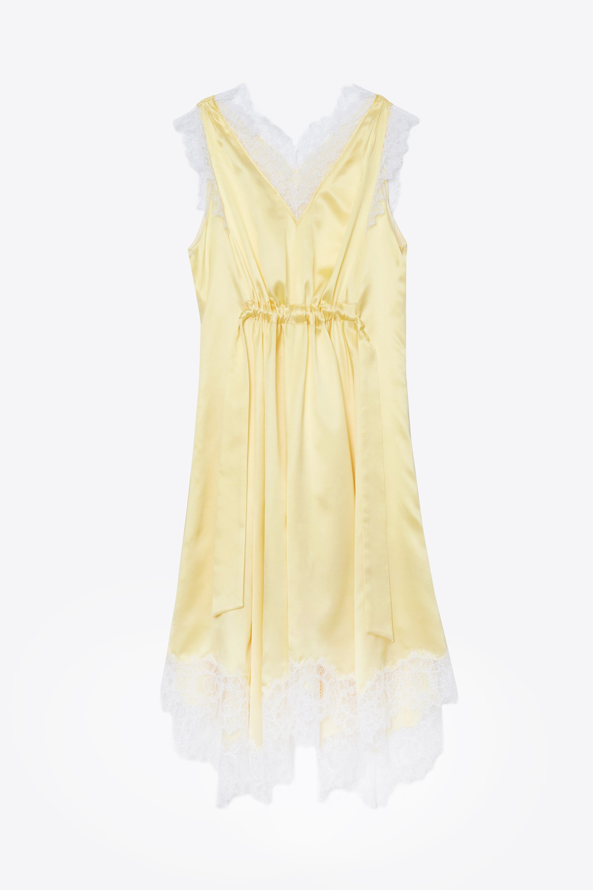 Yuzu V-Neck Midi Dress with Lace Trim | 3.1 Phillip Lim