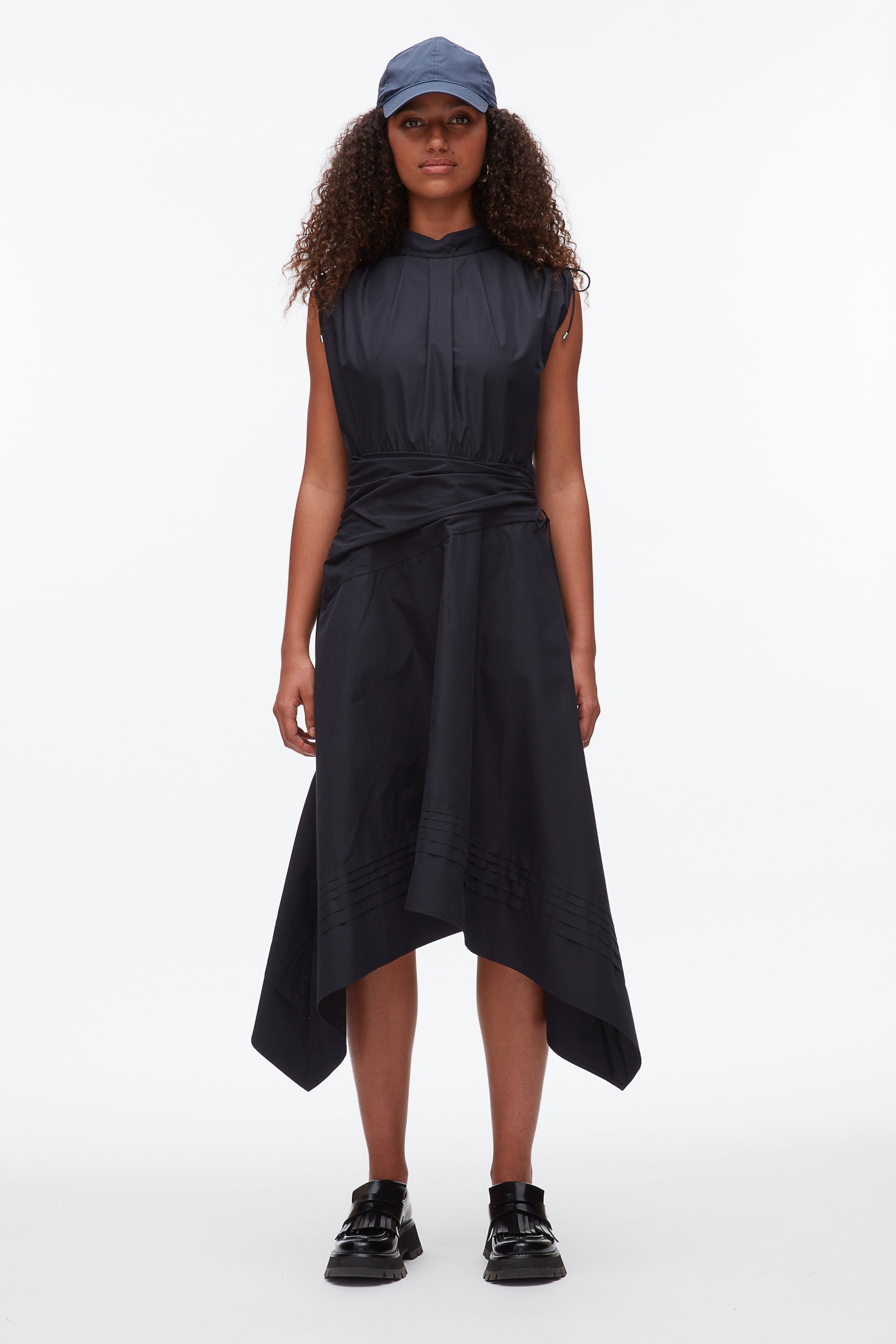 Midnight Ruched Handkerchief Dress | 3.1 Phillip Lim