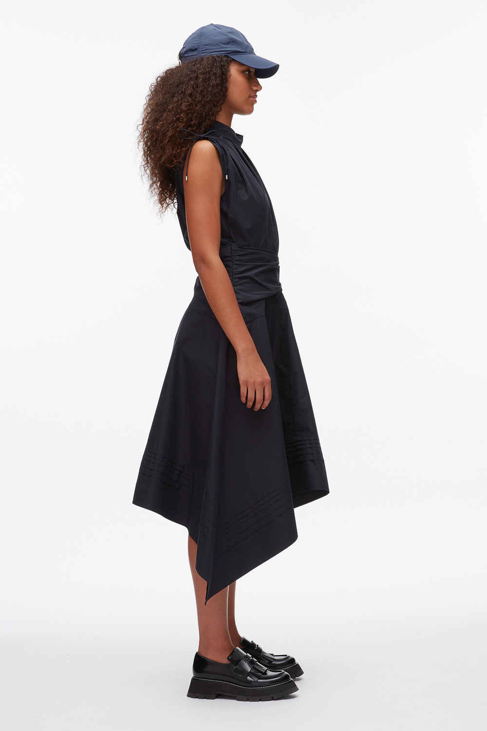 Midnight Ruched Handkerchief Dress | 3.1 Phillip Lim