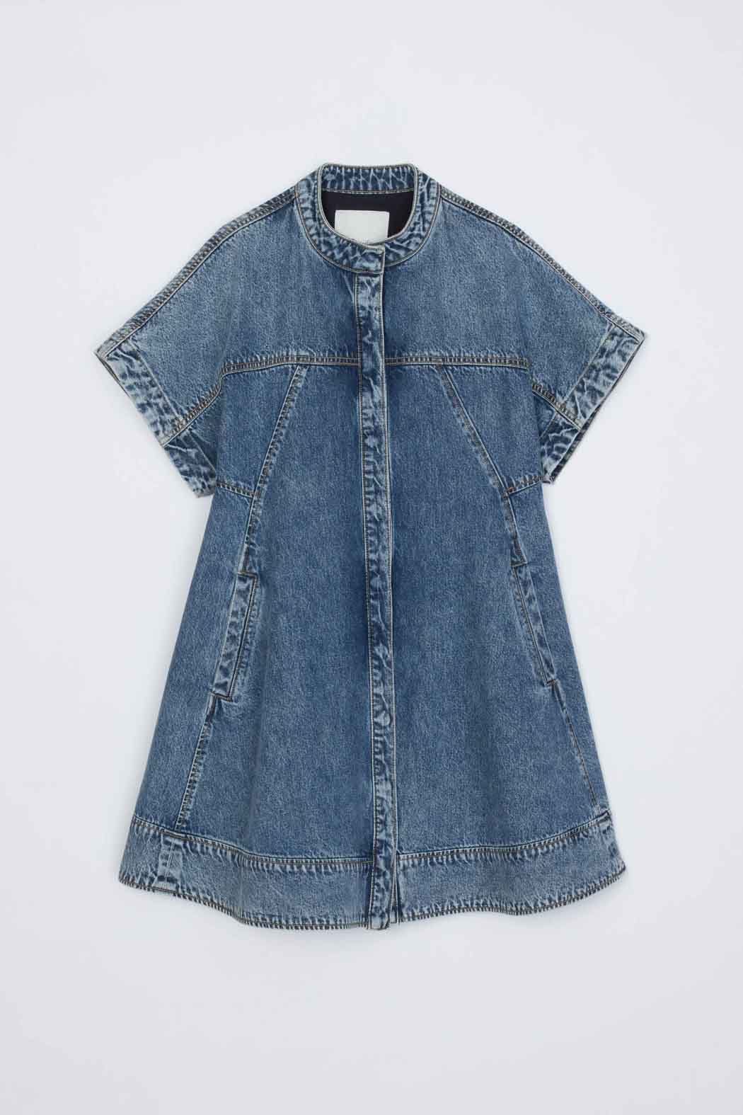 Washed Medium Blue Trapeze Light Denim Dress | 3.1 Phillip Lim