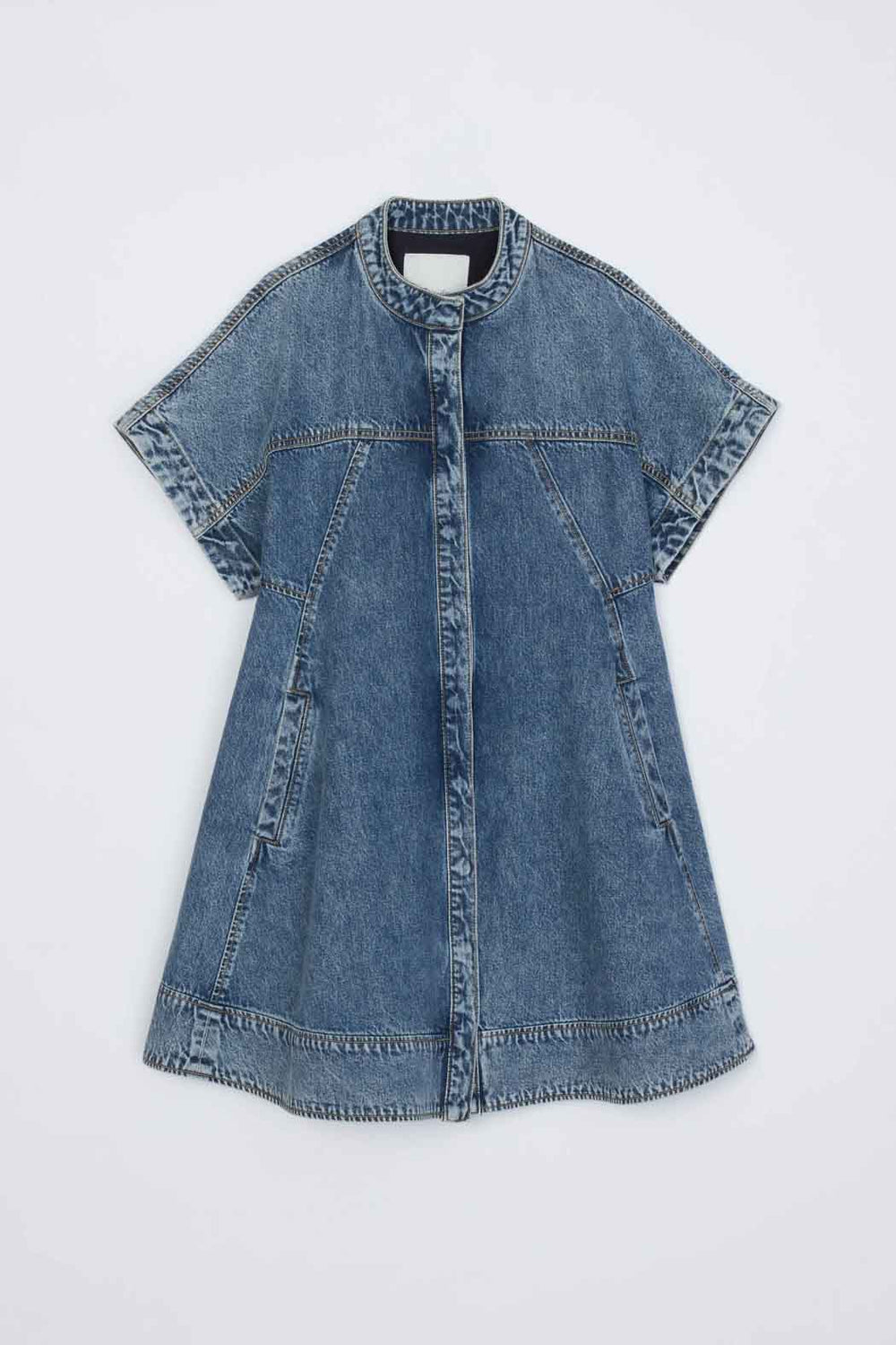 Washed Medium Blue Trapeze Light Denim Dress | 3.1 Phillip Lim
