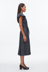 Washed Indigo Denim Puff Sleeve Dress | 3.1 Phillip Lim