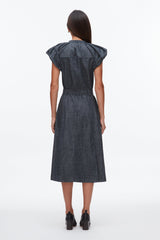 Washed Indigo Denim Puff Sleeve Dress | 3.1 Phillip Lim