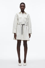 Cream Multi Shirt Dress with Ties | 3.1 Phillip Lim