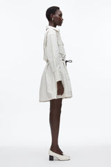 Cream Multi Shirt Dress with Ties | 3.1 Phillip Lim