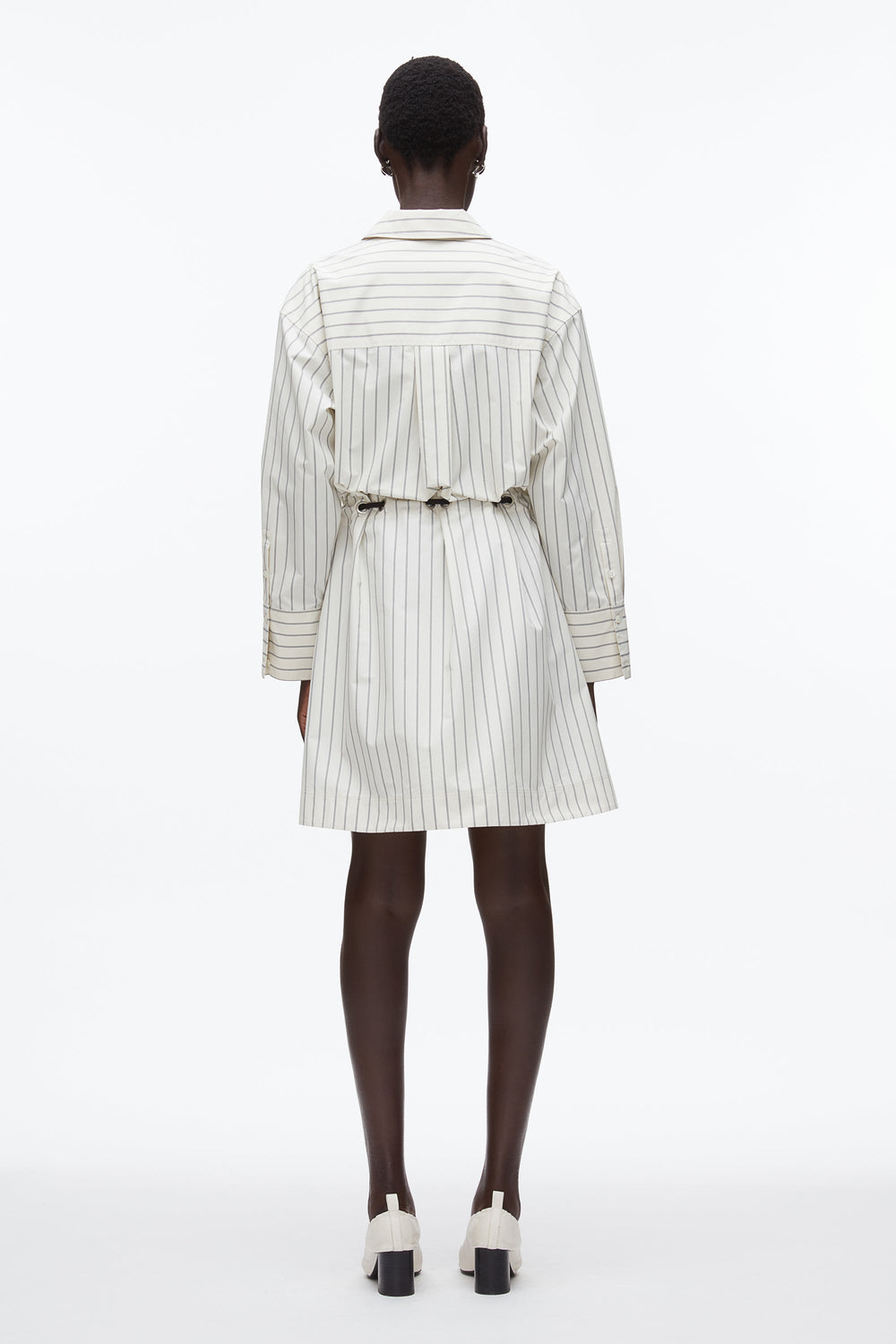 Cream Multi Shirt Dress with Ties | 3.1 Phillip Lim