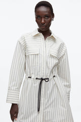 Cream Multi Shirt Dress with Ties | 3.1 Phillip Lim