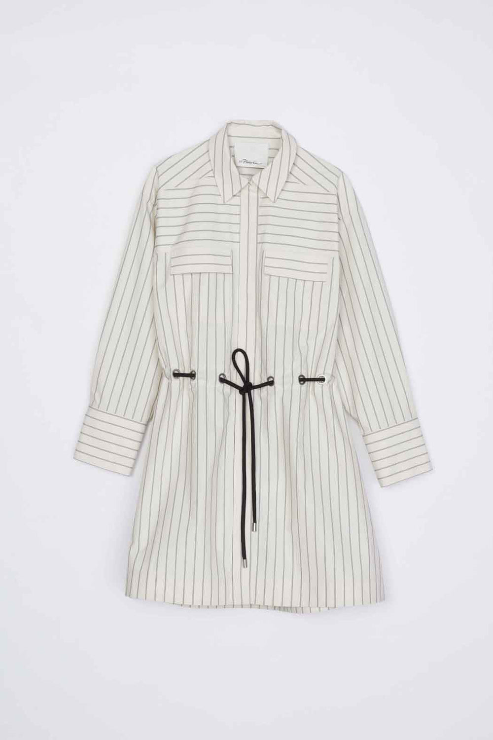 Cream Multi Shirt Dress with Ties | 3.1 Phillip Lim