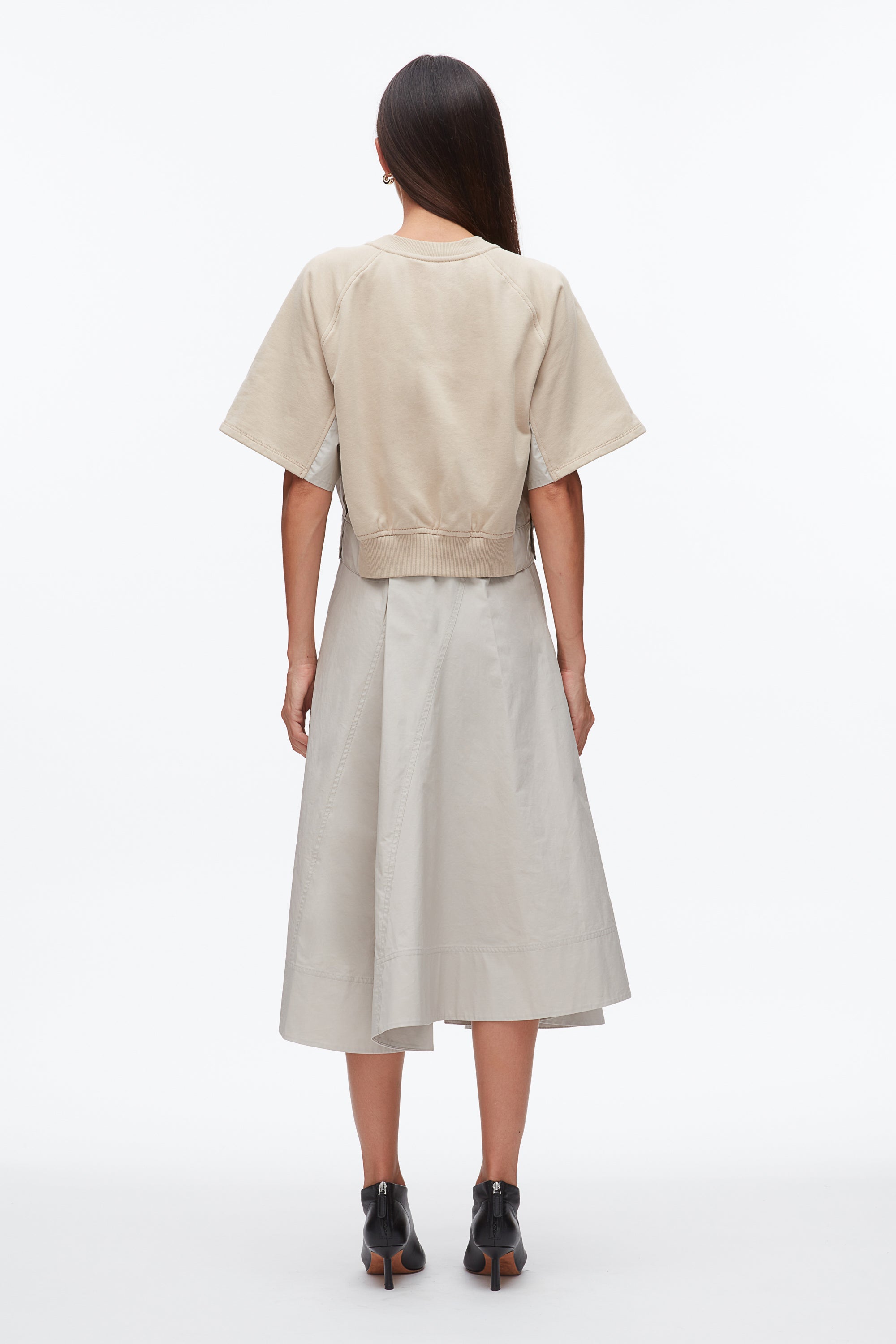 Concrete French Terry Combo Dress | 3.1 Phillip Lim