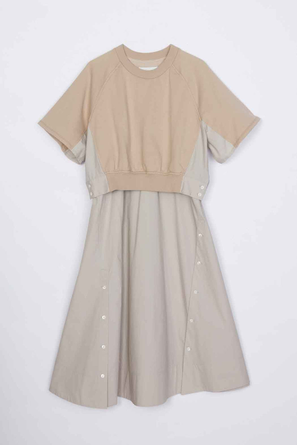Concrete French Terry Combo Dress | 3.1 Phillip Lim