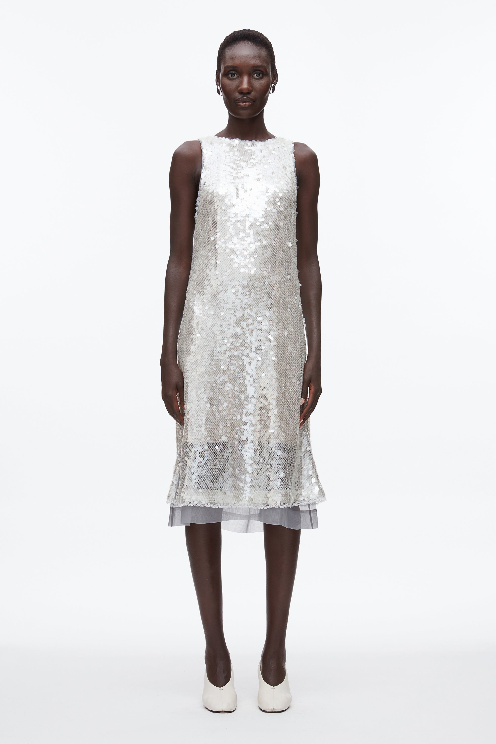 Fog Sequin Tank Dress with Bow | 3.1 Phillip Lim