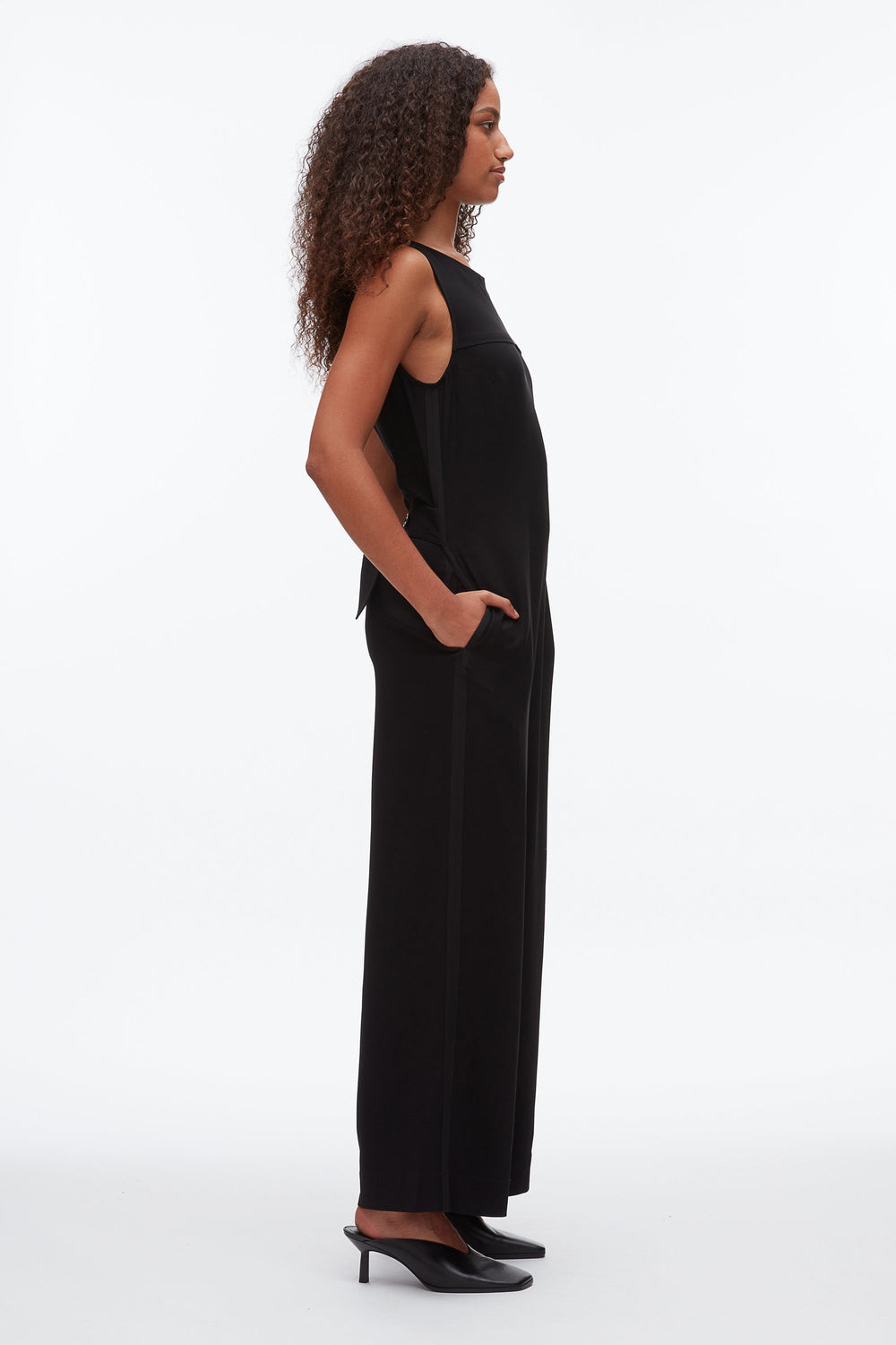 Black Crepe Column Jumpsuit | 3.1 Phillip Lim
