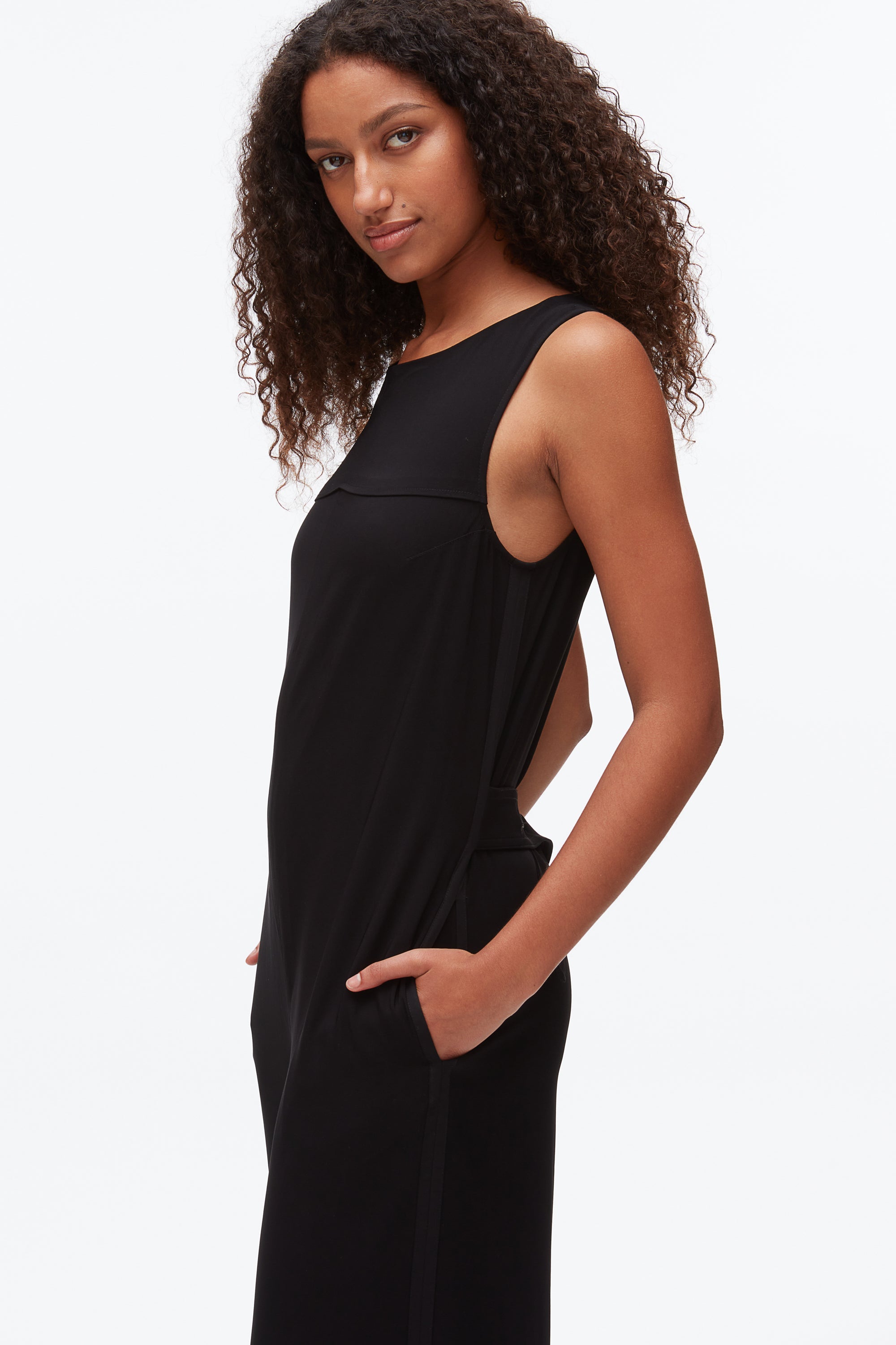Black Crepe Column Jumpsuit | 3.1 Phillip Lim