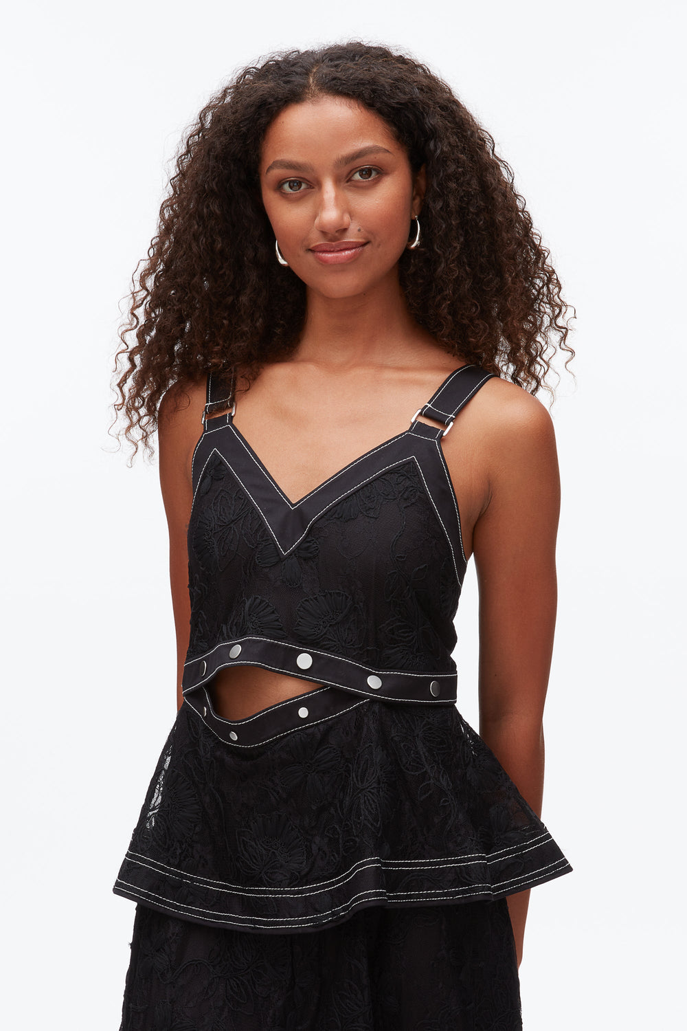 Black Floral Lace Midi Dress | 3.1 Phillip Lim