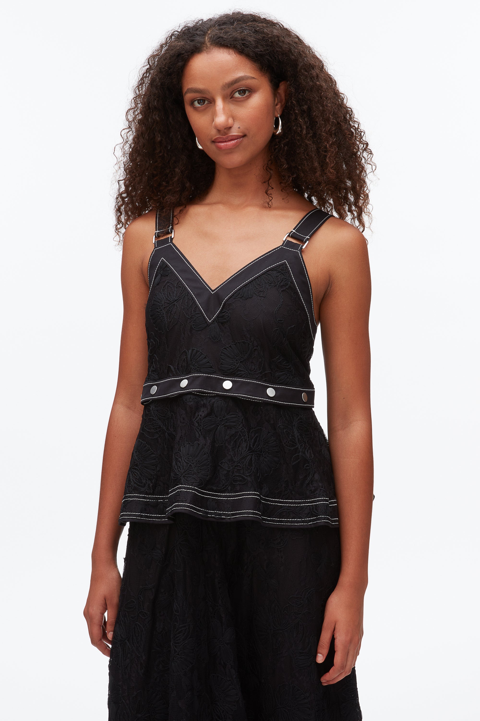 Black Floral Lace Midi Dress | 3.1 Phillip Lim