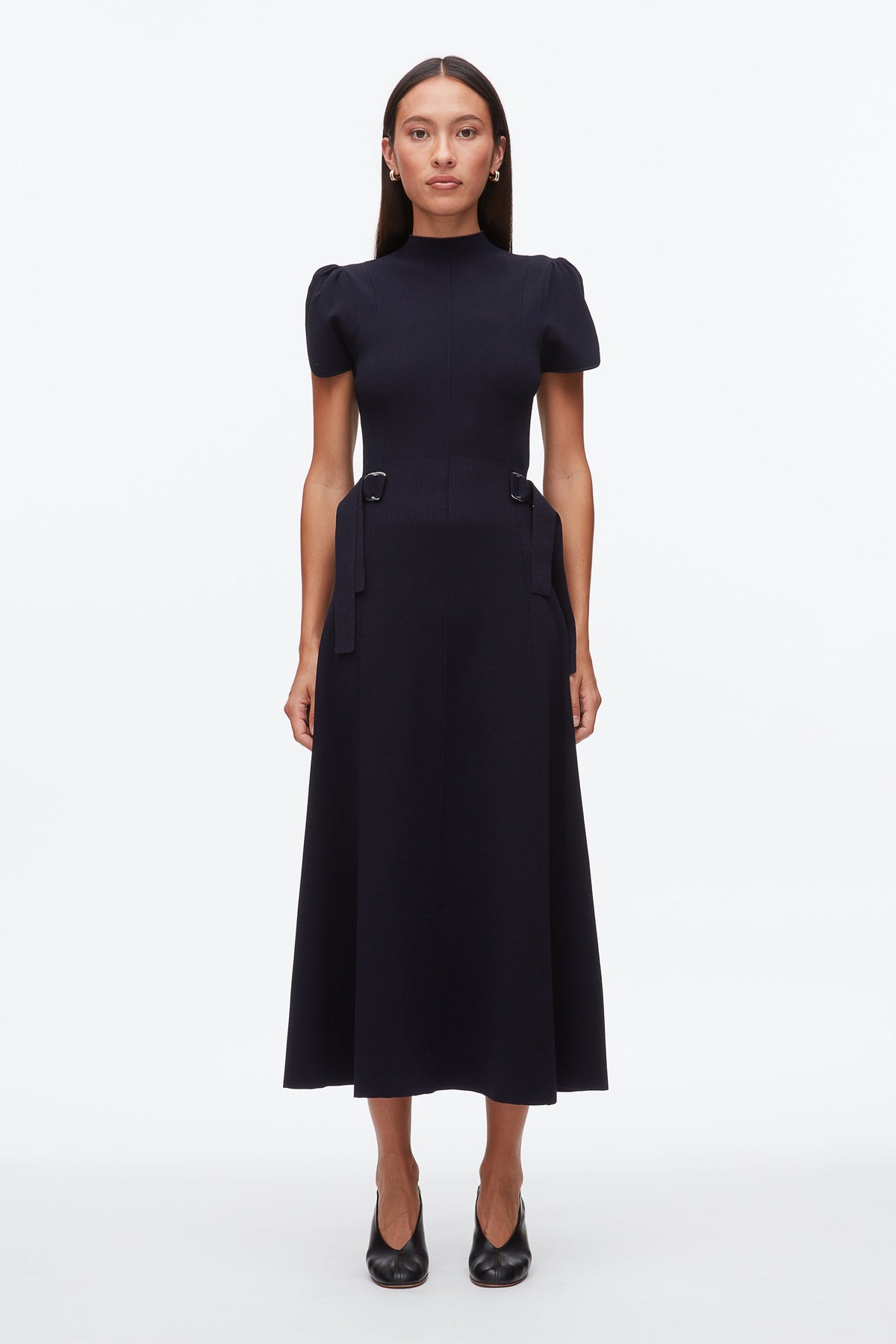 Midnight Compact Rib Tulip Dress | 3.1 Phillip Lim