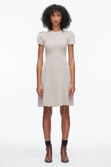Oyster Cable Mix Tulip Dress | 3.1 Phillip Lim