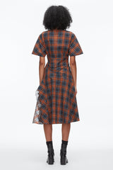 Dusk Multi Plaid Mix Draped Dress | 3.1 Phillip Lim