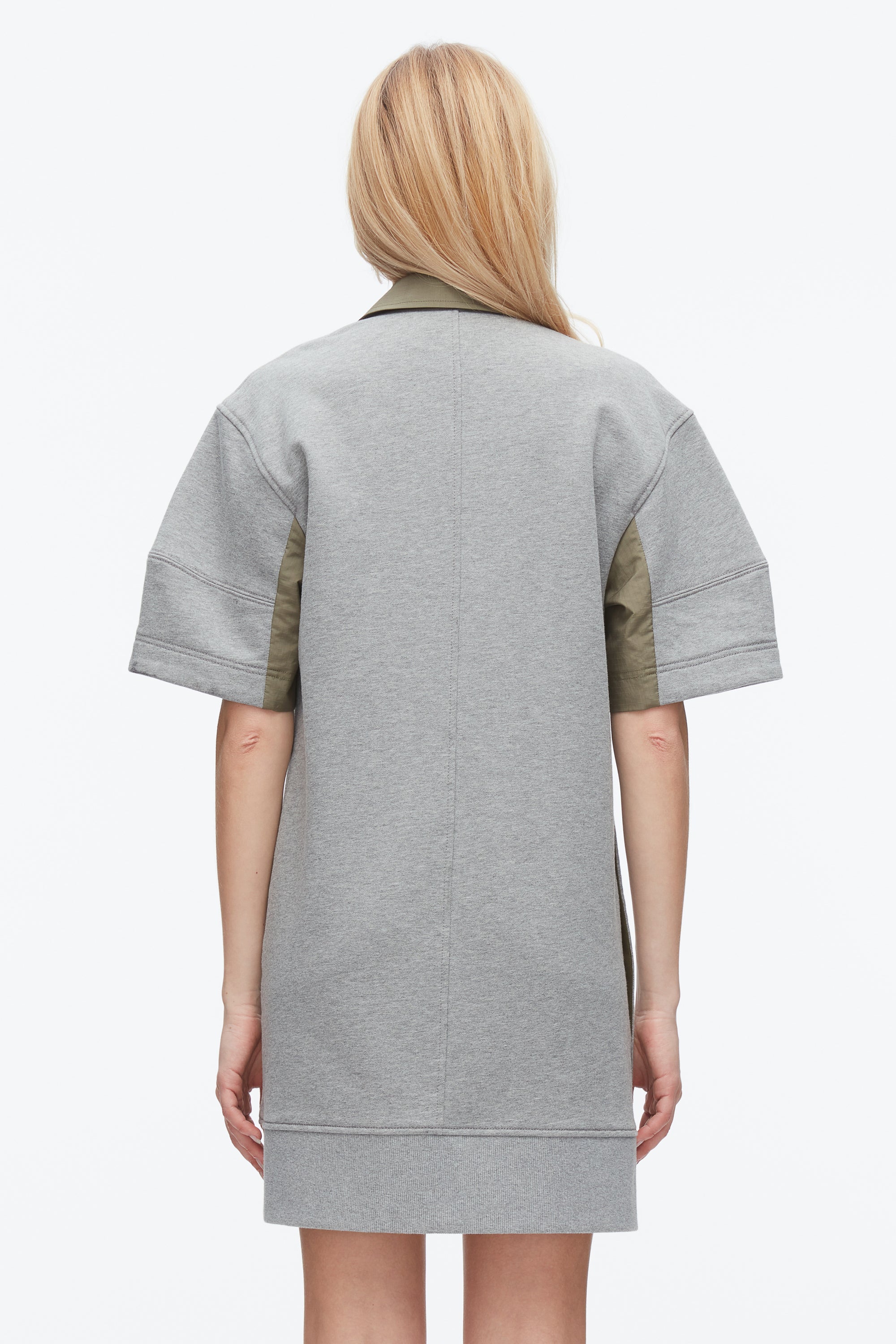 Grey Melange-Army Terry Polo Dress | 3.1 Phillip Lim