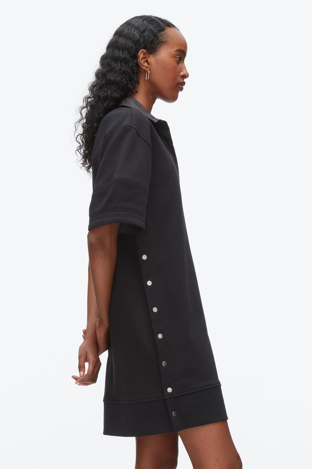 Black-Black Terry Polo Dress | 3.1 Phillip Lim