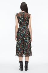 Black Multi Bliss Floral Sleeveless Dress | 3.1 Phillip Lim