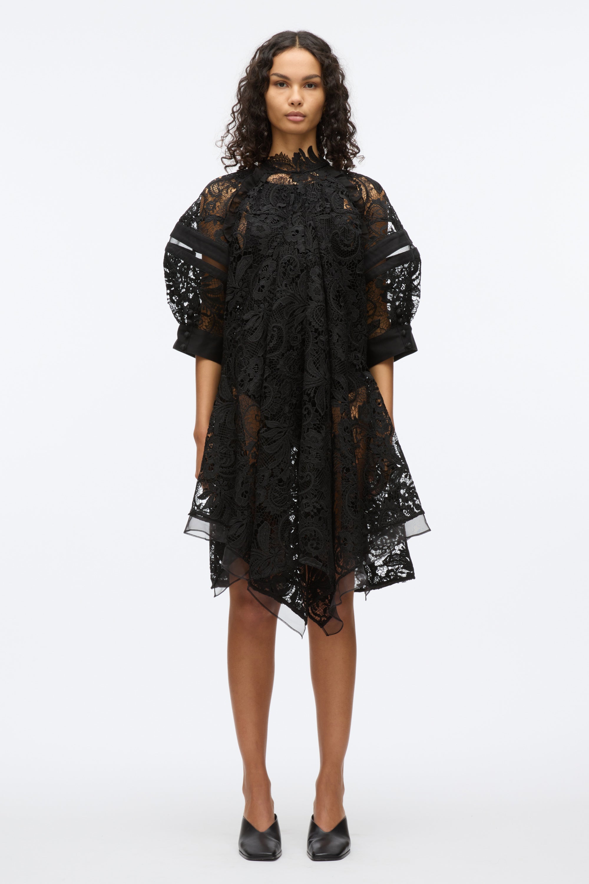 Blk Multi Embroidered Lace Handkerchief Dress | 3.1 Phillip Lim