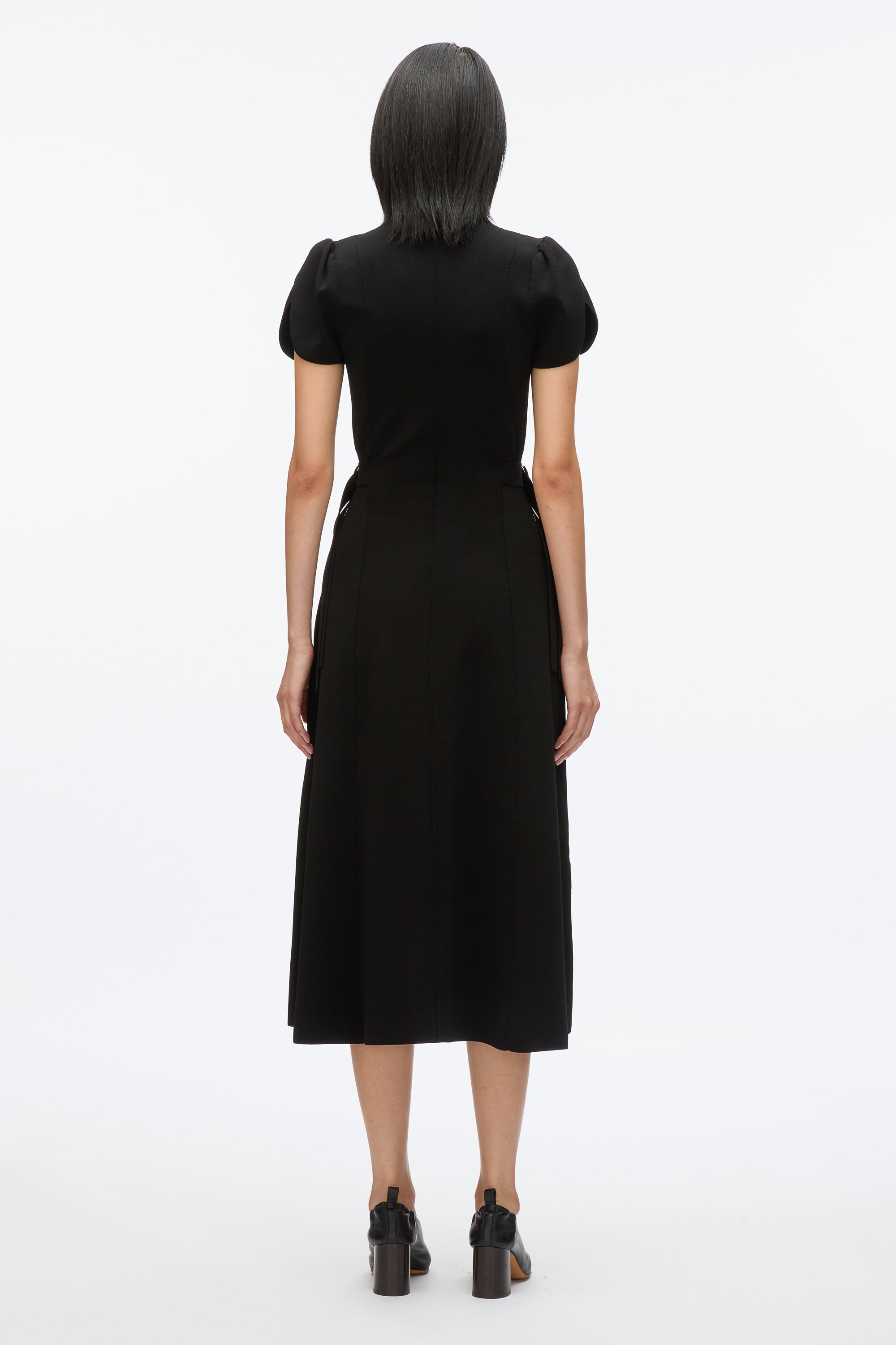 Black Compact Rib Tulip Dress | 3.1 Phillip Lim