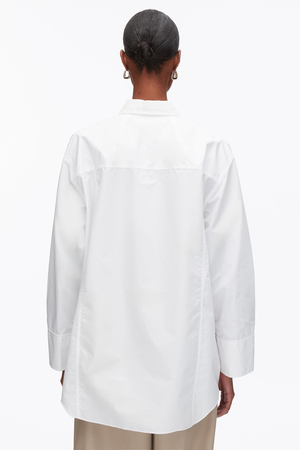 White Embellished Oversize Shirt | 3.1 Phillip Lim