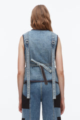 Washed Medium Blue Denim Field Vest | 3.1 Phillip Lim