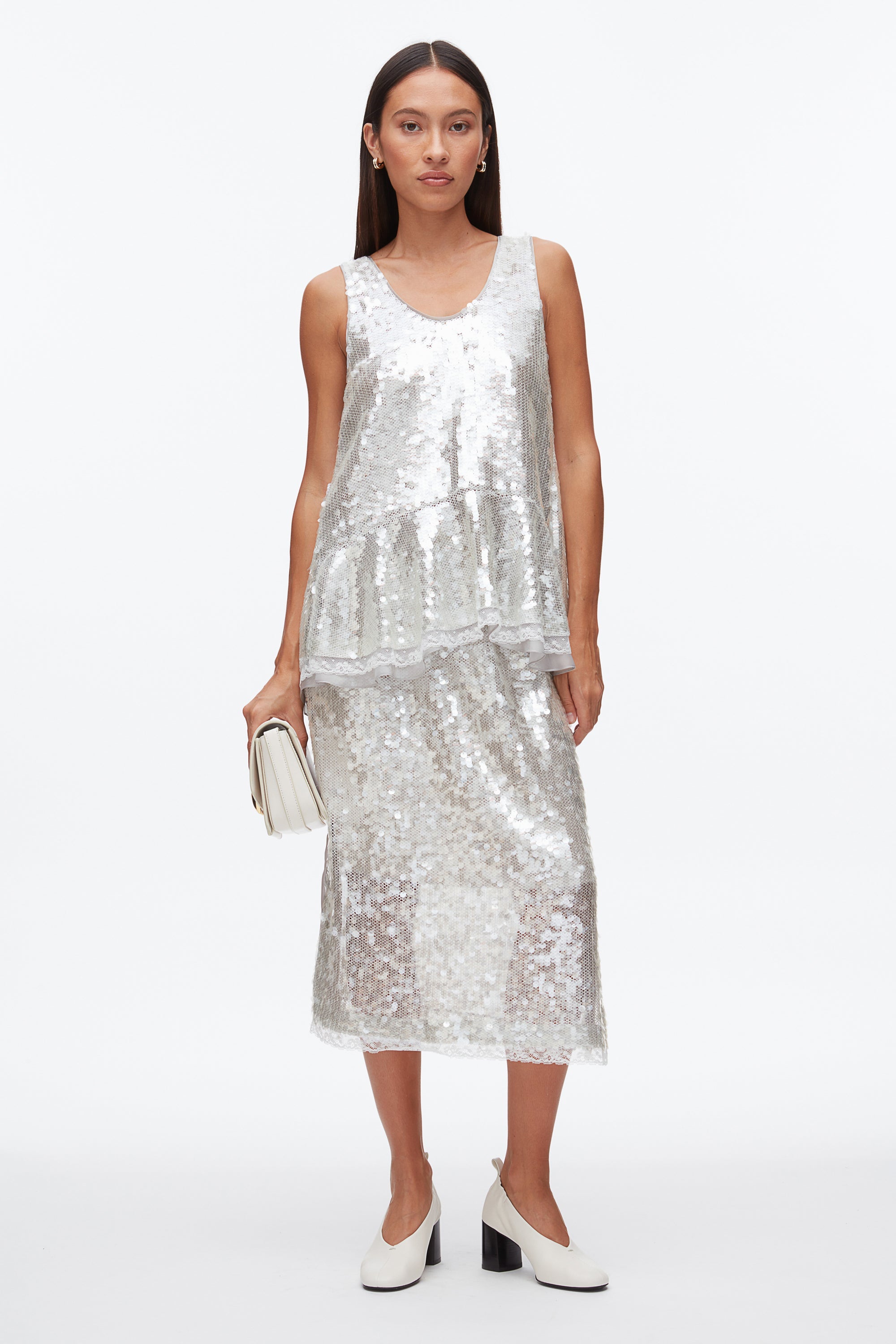 Fog Sequin Tank with Bows | 3.1 Phillip Lim