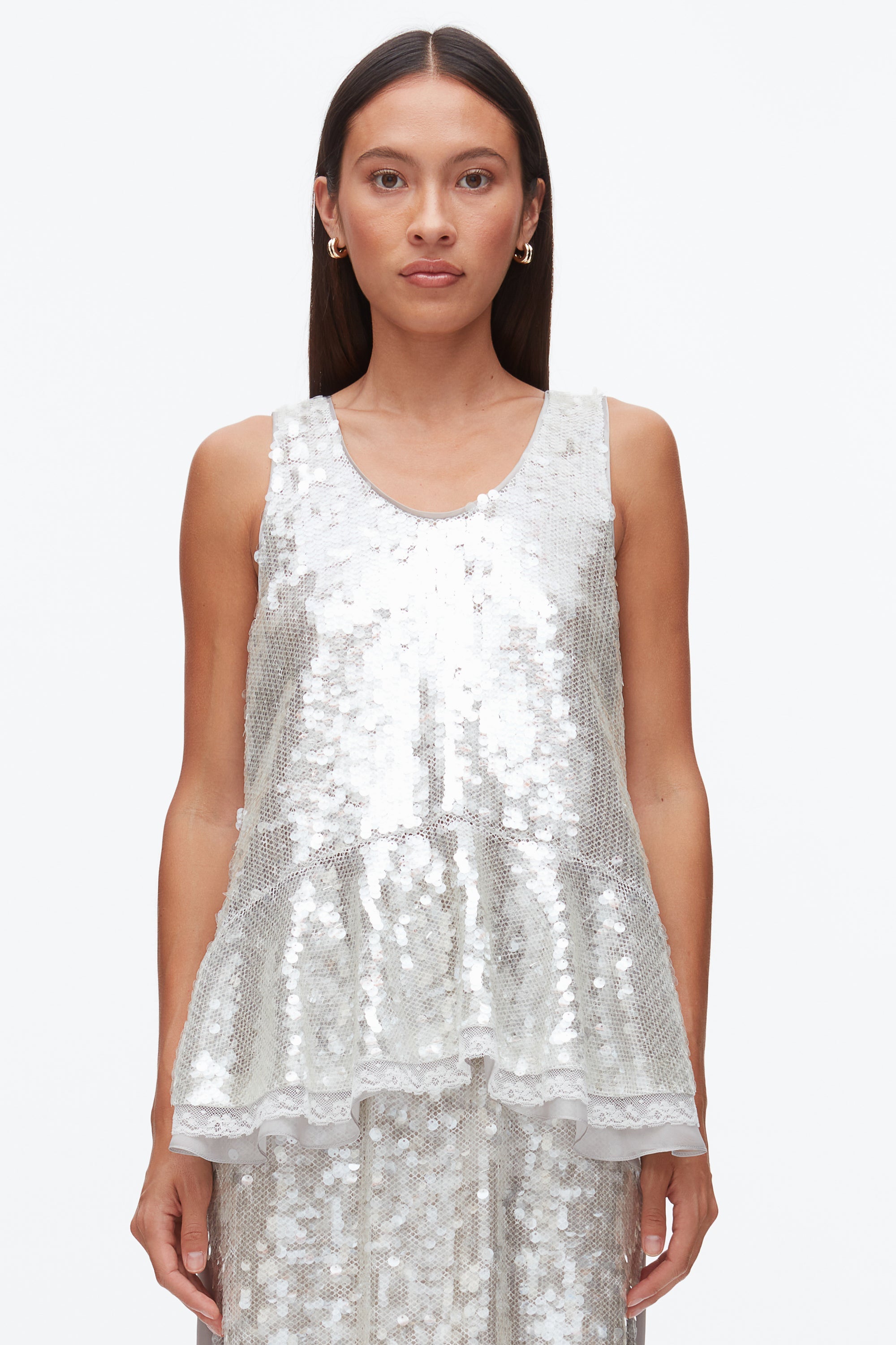 Fog Sequin Tank with Bows | 3.1 Phillip Lim