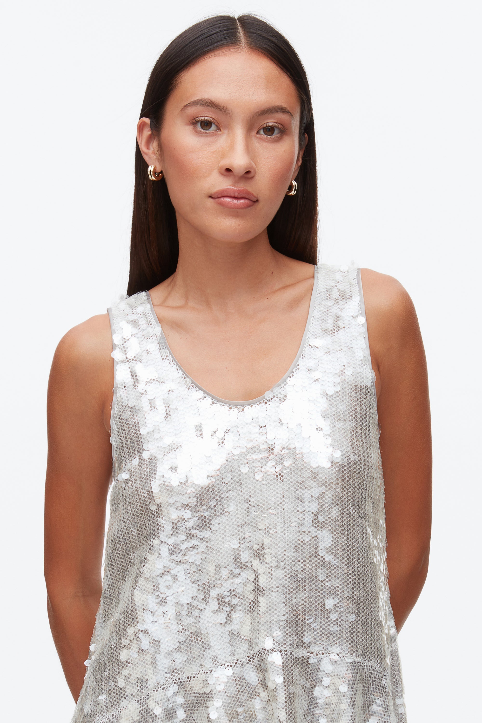 Fog Sequin Tank with Bows | 3.1 Phillip Lim