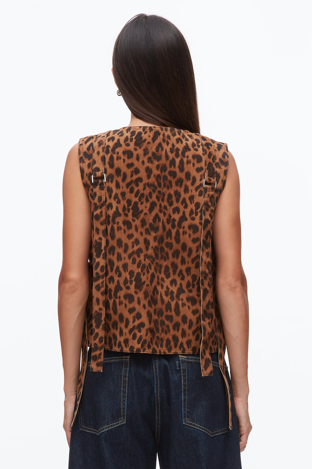 Leopard Leopard Print Field Vest | 3.1 Phillip Lim