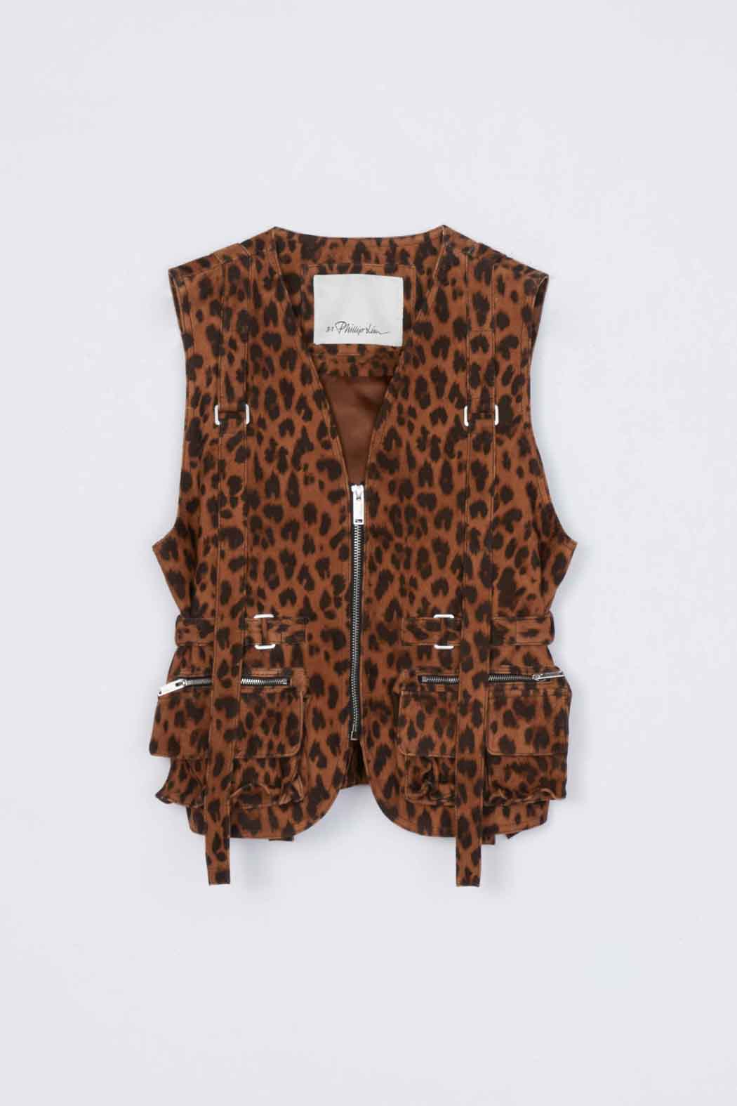 Leopard Leopard Print Field Vest | 3.1 Phillip Lim