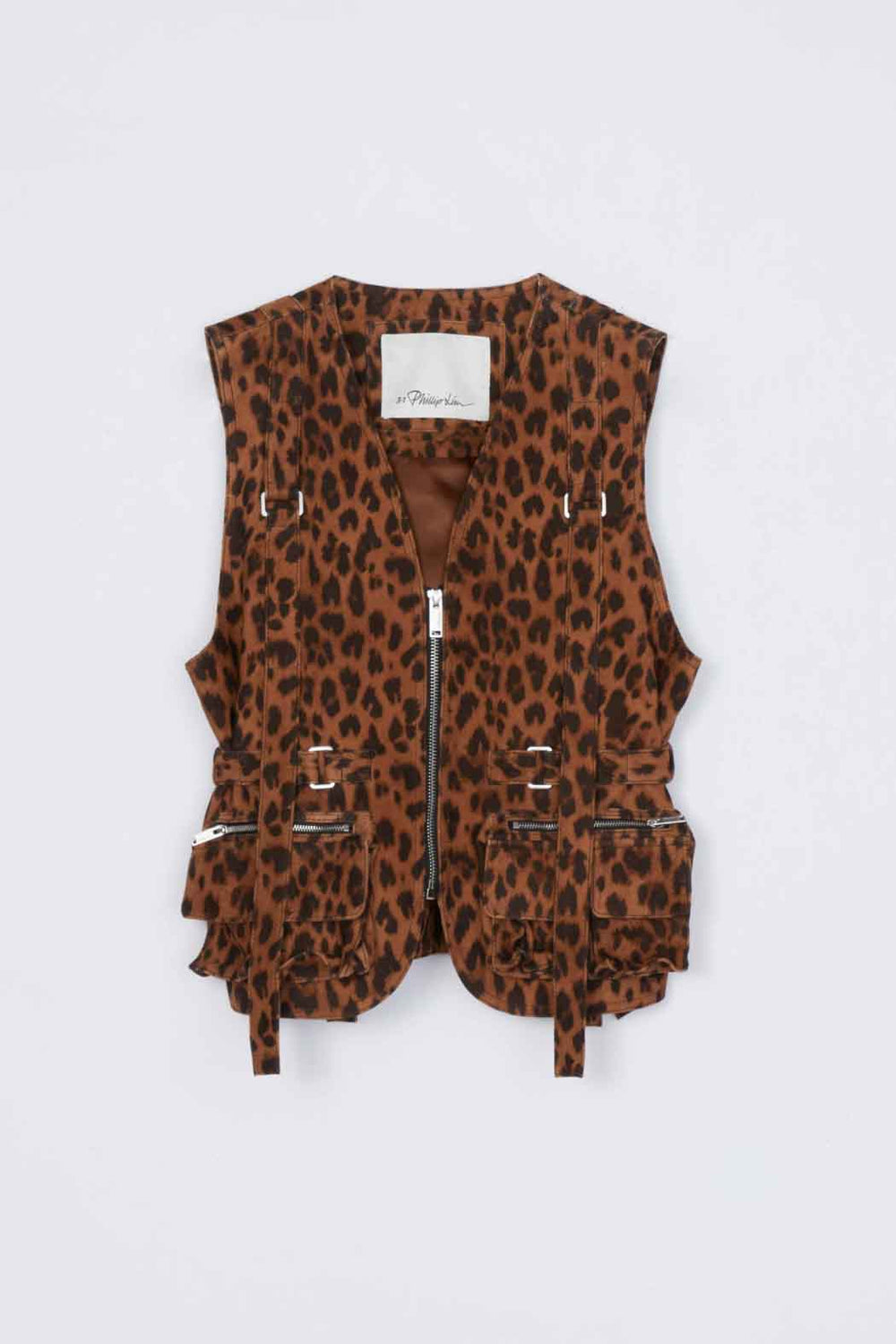 Leopard Leopard Print Field Vest | 3.1 Phillip Lim