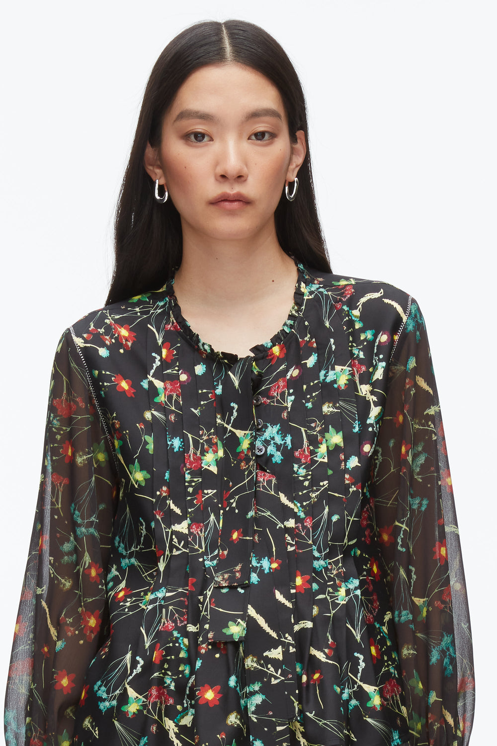 Black Multi Bliss Floral Blouse | 3.1 Phillip Lim