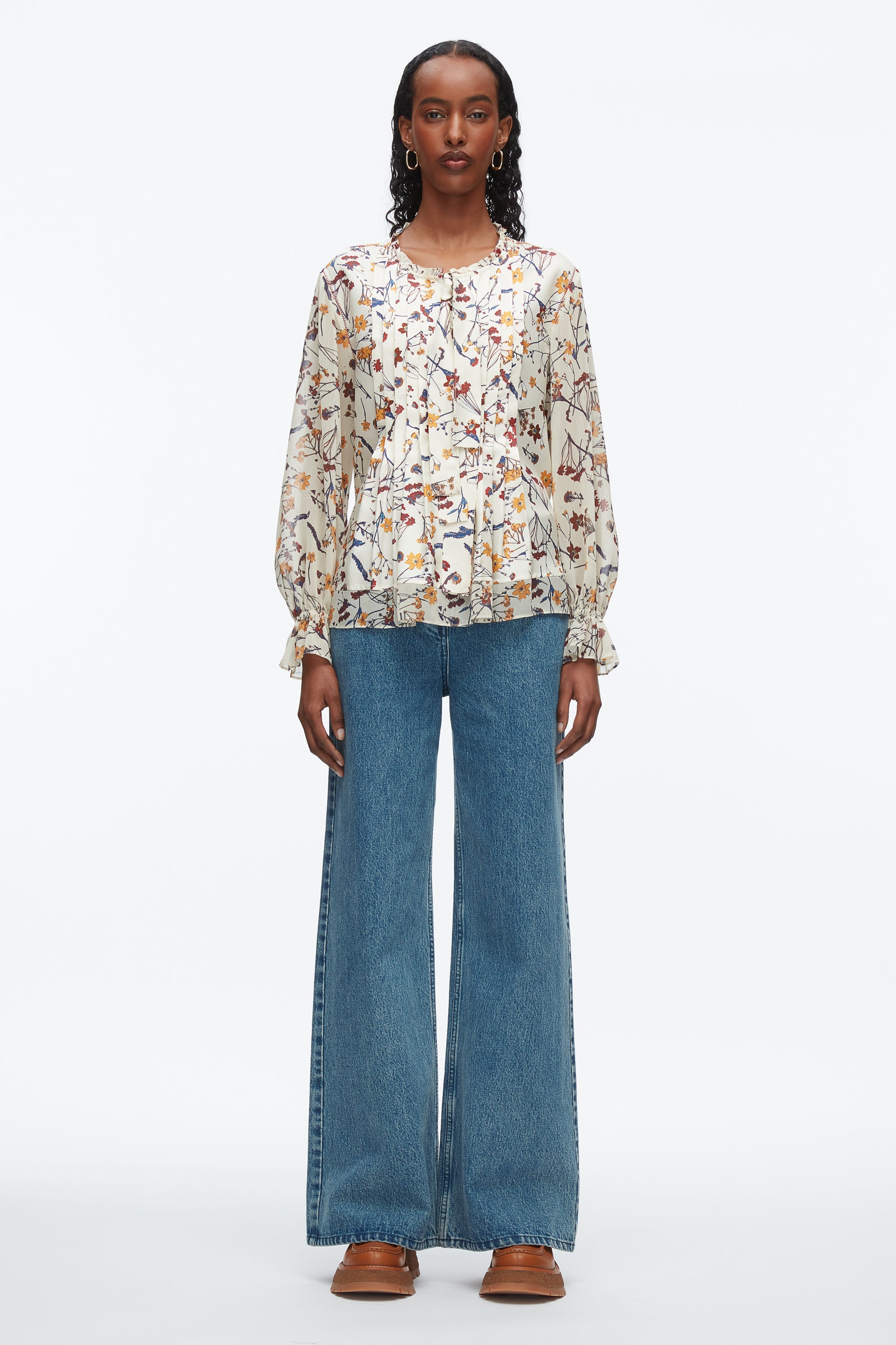 Parchment Multi Bliss Floral Blouse | 3.1 Phillip Lim