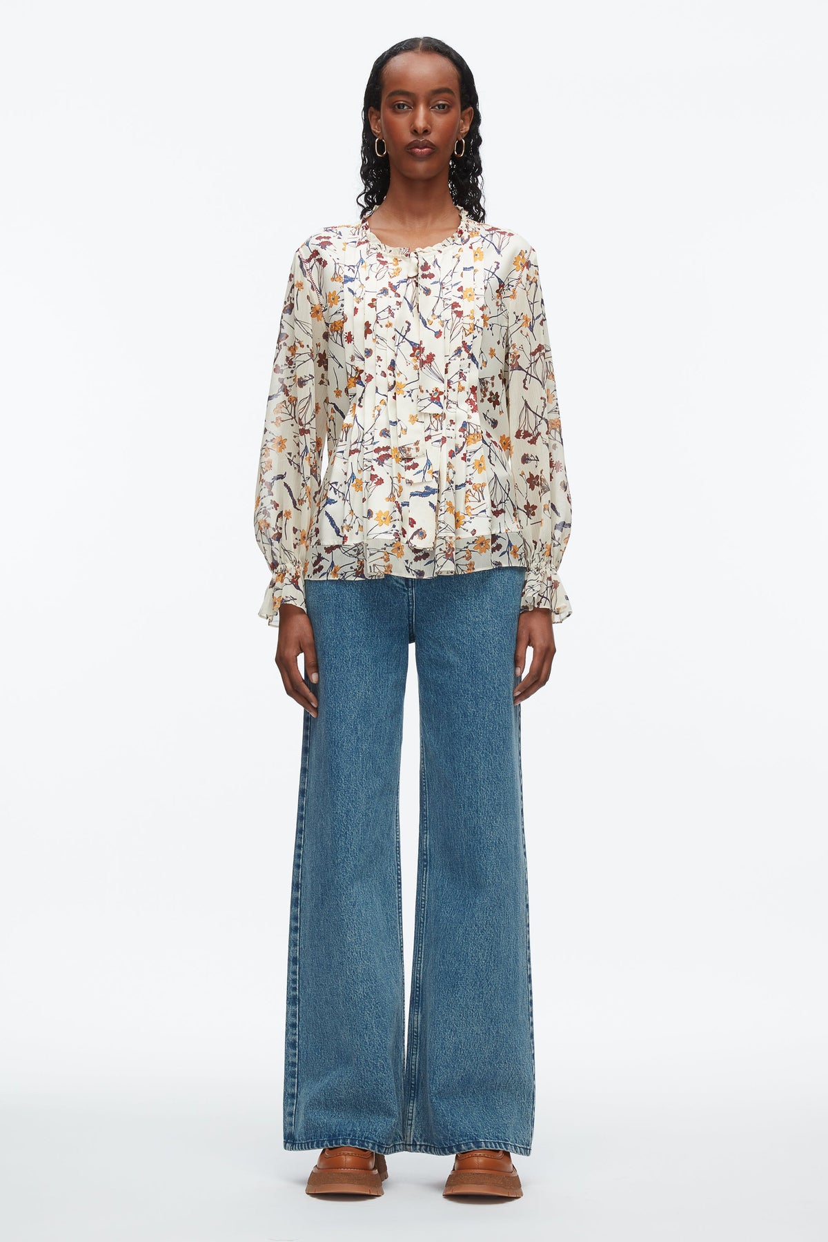 Parchment Multi Bliss Floral Blouse | 3.1 Phillip Lim