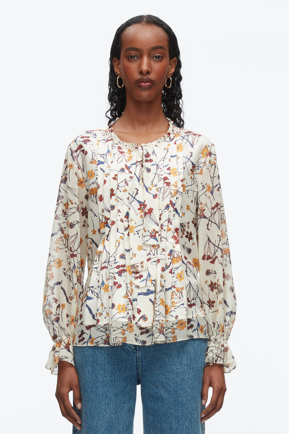 Parchment Multi Bliss Floral Blouse | 3.1 Phillip Lim