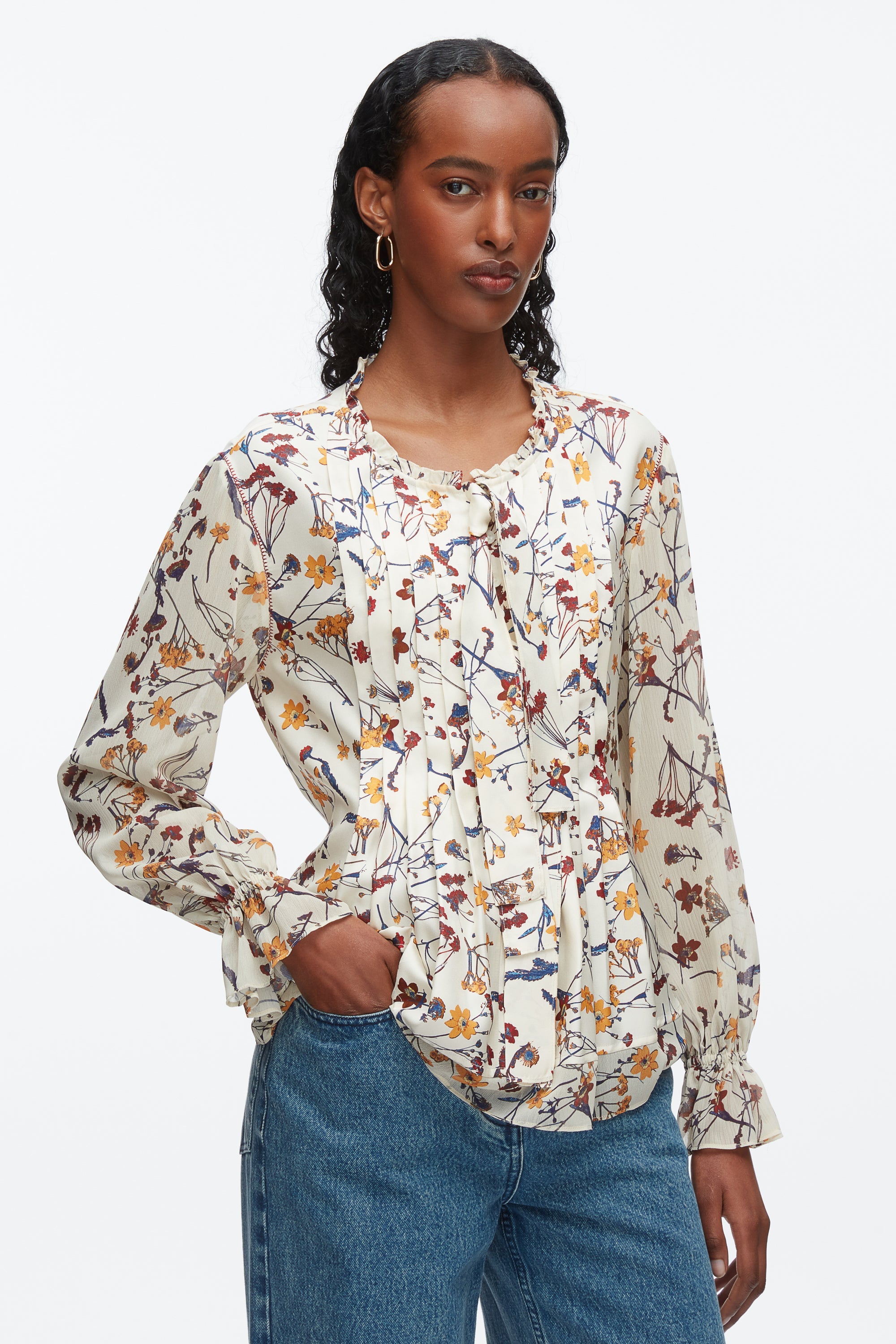 Parchment Multi Bliss Floral Blouse | 3.1 Phillip Lim