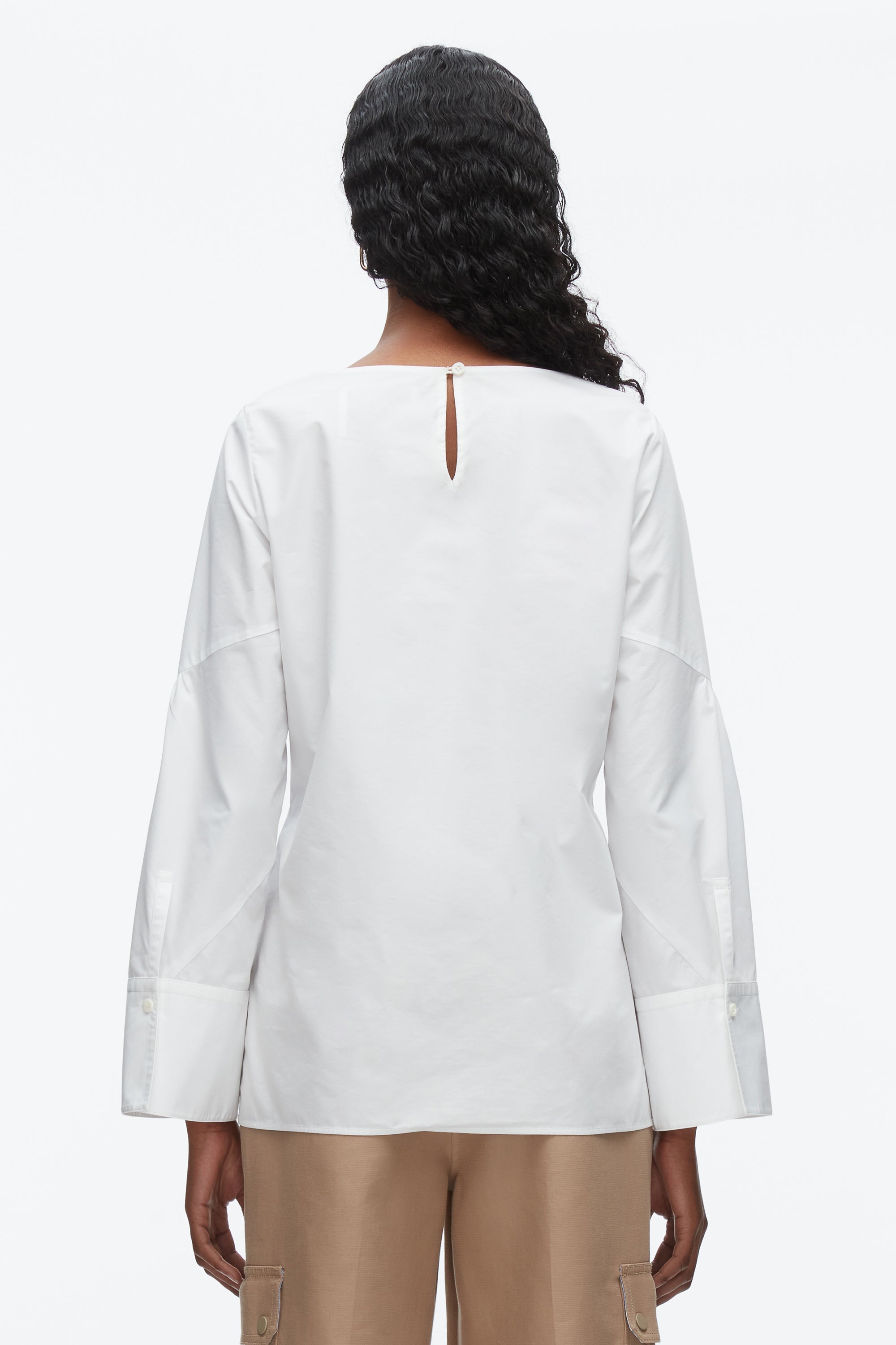 White Tie Front Poplin Shirt | 3.1 Phillip Lim