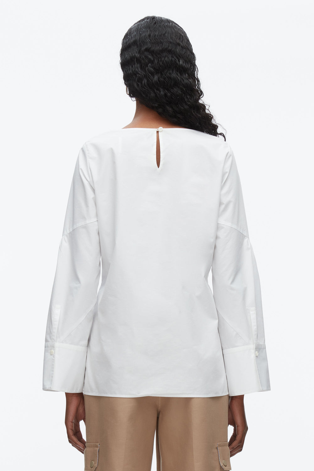 White Tie Front Poplin Shirt | 3.1 Phillip Lim