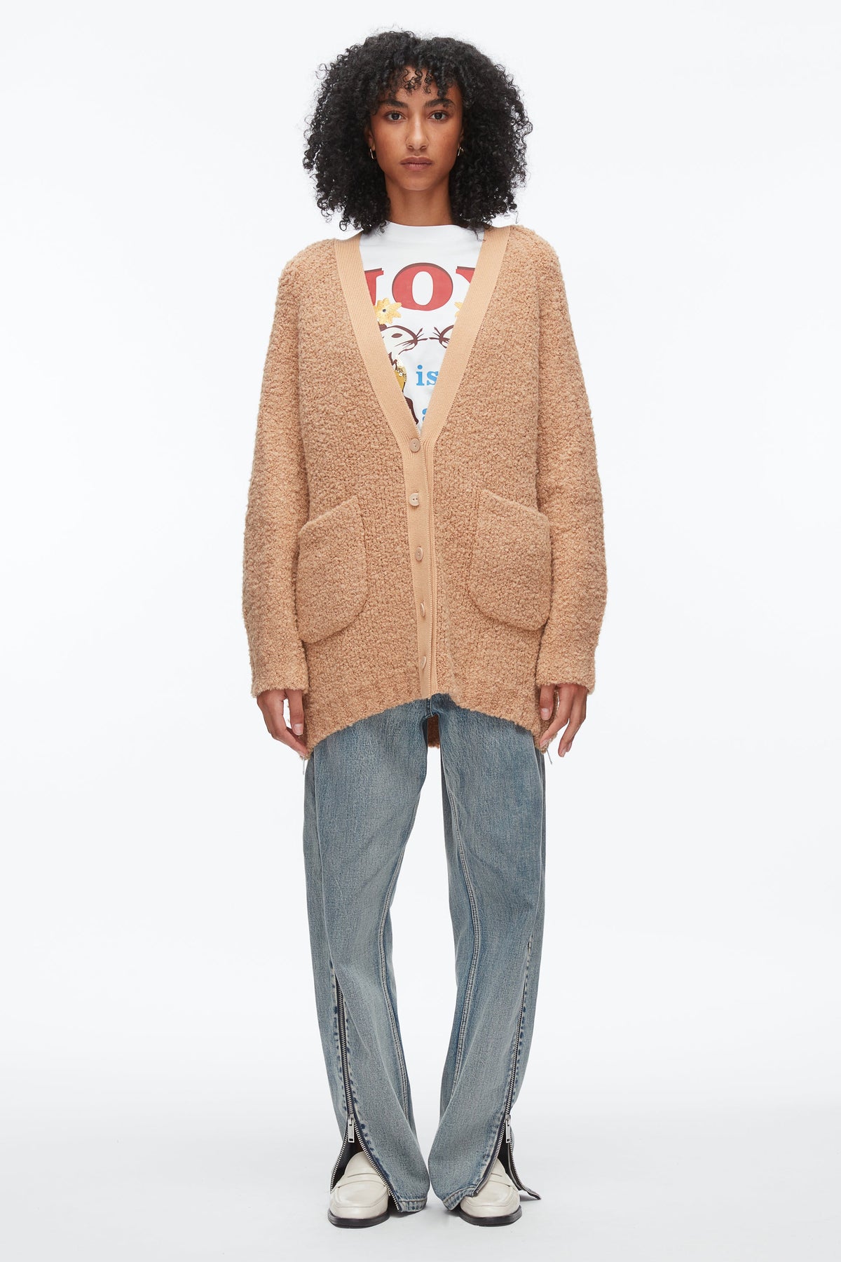 Fawn Boucle Cardigan Coat | 3.1 Phillip Lim